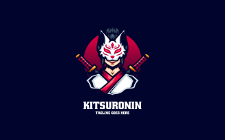 Kitsune Ronin E- Sport and Sport Logo