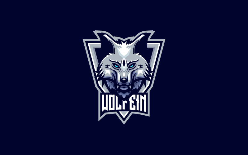 Wolf E- Sport and Sport Logo Logo Template
