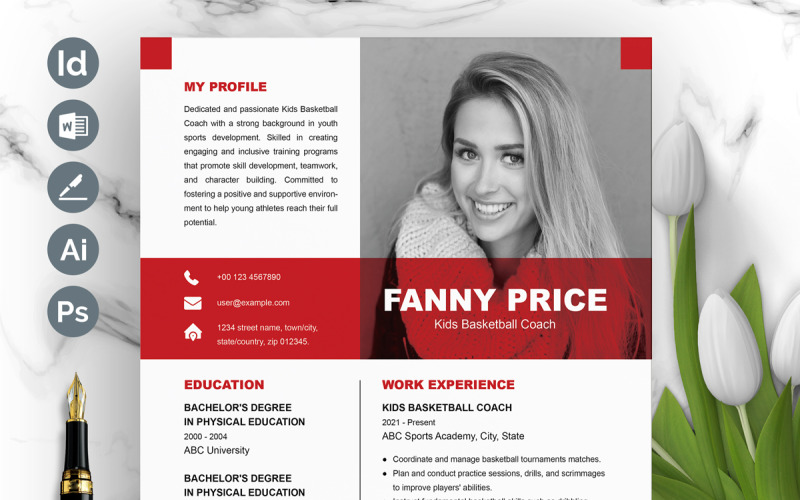 Creative Designer Resume Template Word