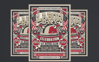 Labor Day Party Flyer Template