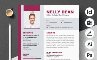 Minimalist Executive CV Template