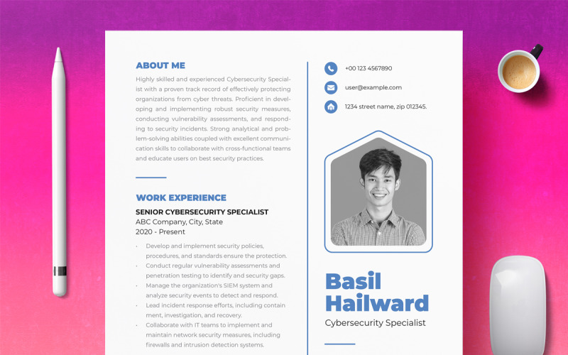 Simple And Modern Resume Template