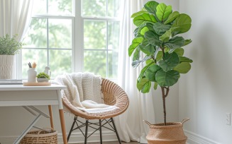 Home room Vases and Desk Sunlight from window 492