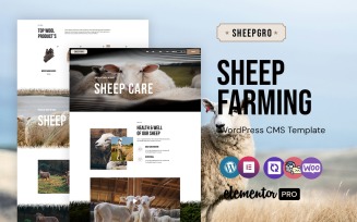 Sheepgro - Sheep Farming And Clothes WordPress Elementor Theme