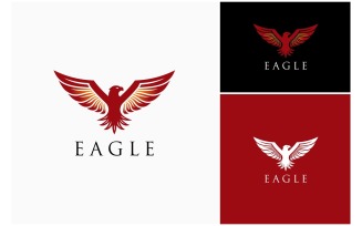 Flying Eagle Spread Wing Logo