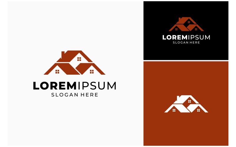 Home House Residential Estate Logo Logo Template