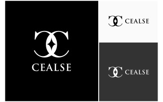 Letter C Mirror Luxury Elegant Logo