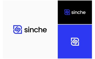 Letter S Simple Modern Geometric Logo