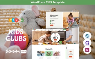 Toyka – A Playful and Vibrant WordPress Theme for Kids Care & Toy Stores