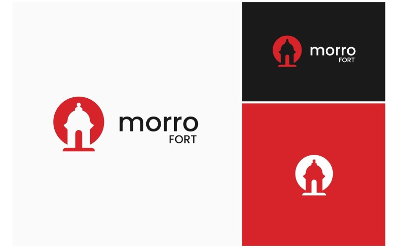 El Morro Fortress Castle Logo Logo Template