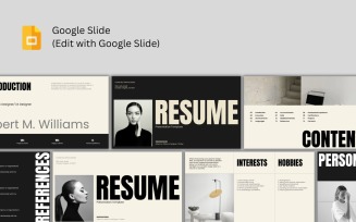 Resume Google Slides Template.