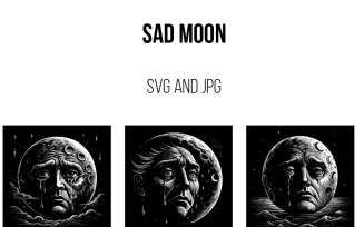 Strange And Strange Moon Sad And Crying