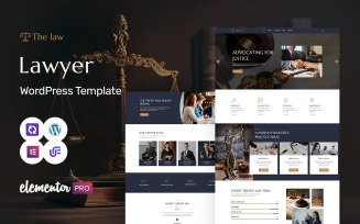 The Law - Law Firm And Lawyer WordPress Elementor Theme