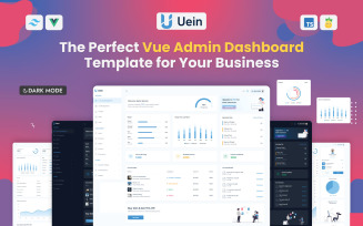 Uein - Vue 3 Shadcn and TailwindCSS Admin Dashboard Template