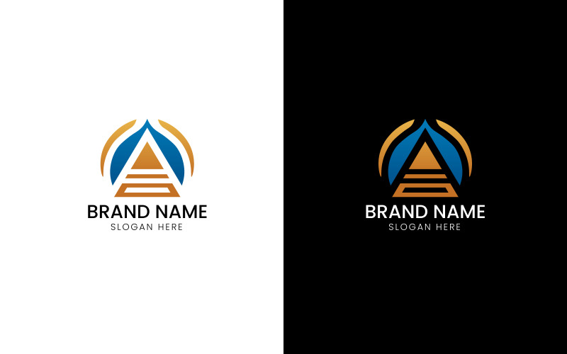 Letter A Financial logo-08-271 Logo Template