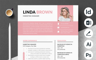 Minimalist Resume Design with Photo