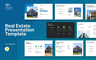 Real Estate Elegant Google Slide Presentation Template