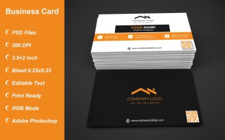 Visiting Card Template with Customizable Designs - 387