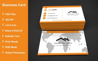 Visiting Card Template with Customizable Designs - 388