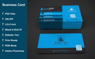 Visiting Card Template with Customizable Designs - 394