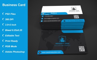 Visiting Card Template with Customizable Designs - 397