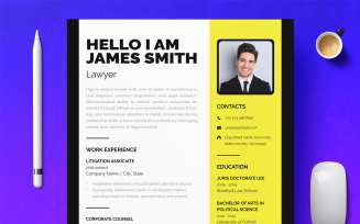 Creative Resume with Unique Layout