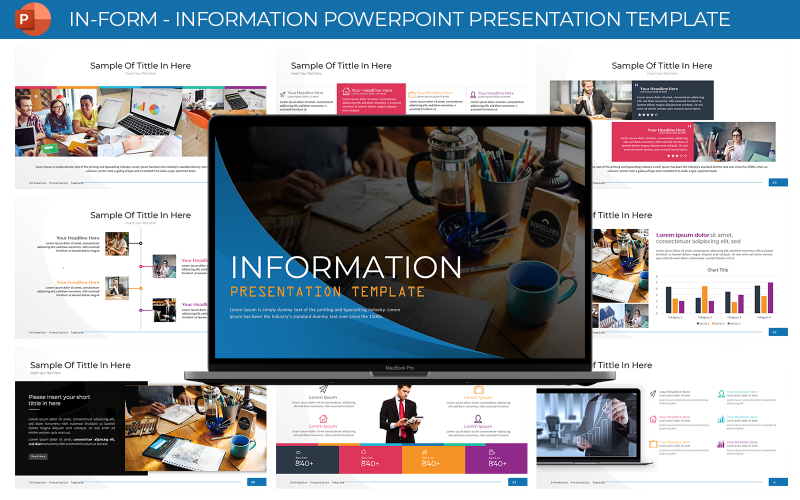 In-Form - Information Presentation Template PowerPoint Template