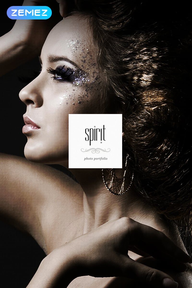 Plantilla Joomla "Spirit - Photographer Portfolio Elegant" #44185