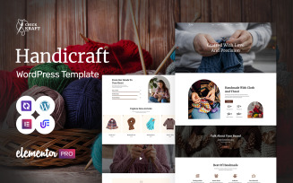 Chickkraft - Crafts And Woolen Shop Multipurpose WordPress Elementor Theme