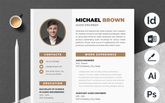 Minimalist Resume with Professional Touch