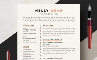 Unique Creative Resume Template
