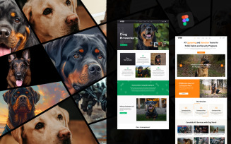 Dogworld- Dog Breeders & Adoption Free Figma Template