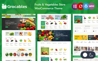 Grocables - Vegetable, Fruits & Grocery Store Elementor WooCommerce Responsive Theme