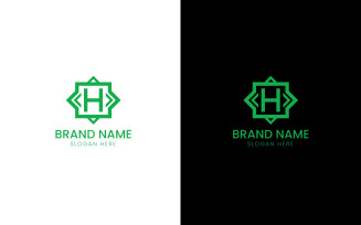 Letter H luxury company logo-08-280