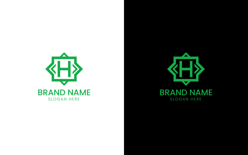 Letter H luxury company logo-08-280 Logo Template