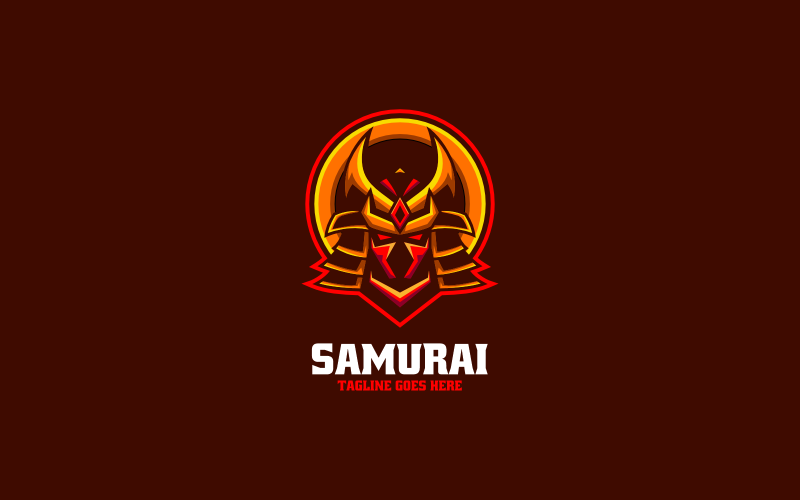 Samurai E- Sport and Sport Logo 3 Logo Template