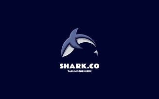 Shark Simple Mascot Logo 7