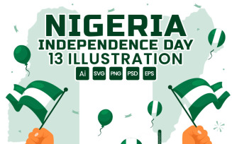 13 Nigeria Independence Day Illustration