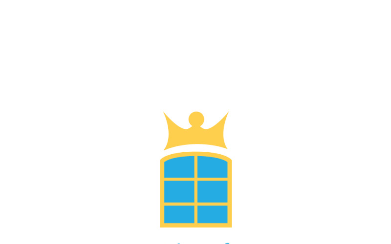 Logo window company called the window king Logo Template