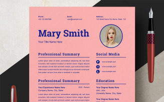 Modern Resume with Classic Design