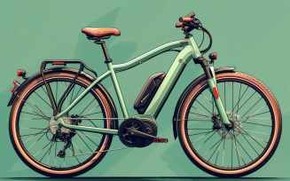 Electric E-Bikes, Bicycle Sleek Design 05