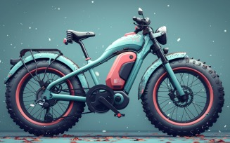 Electric E-Bikes, Bicycle Sleek Design 07