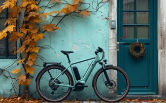 Electric E-Bikes, Bicycle Sleek Minimalist Design 08