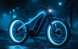 Electric E-Bikes, Bicycle Sleek Minimalist Design 14