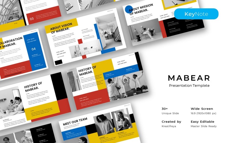 Mabear – Business Keynote Template