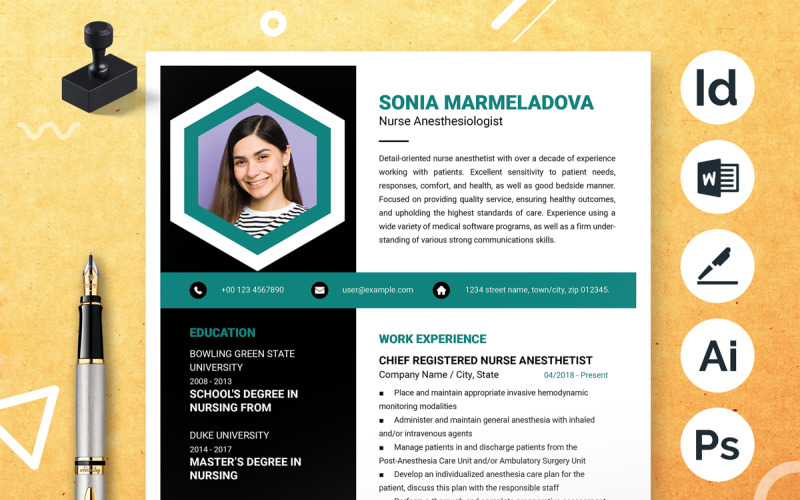 Minimalist Resume with a Professional Edge Resume Template