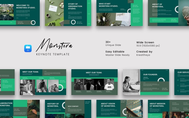 Monstera – Business Keynote Template