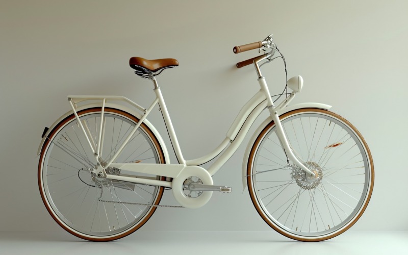 Electric E-Bikes, Bicycle Sleek Minimalist Design 154 Illustration