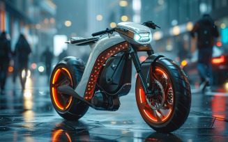 Electric E-Bikes, Bicycle Sleek Minimalist Design 62