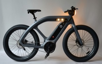 Electric E-Bikes, Bicycle Sleek Minimalist Design 76